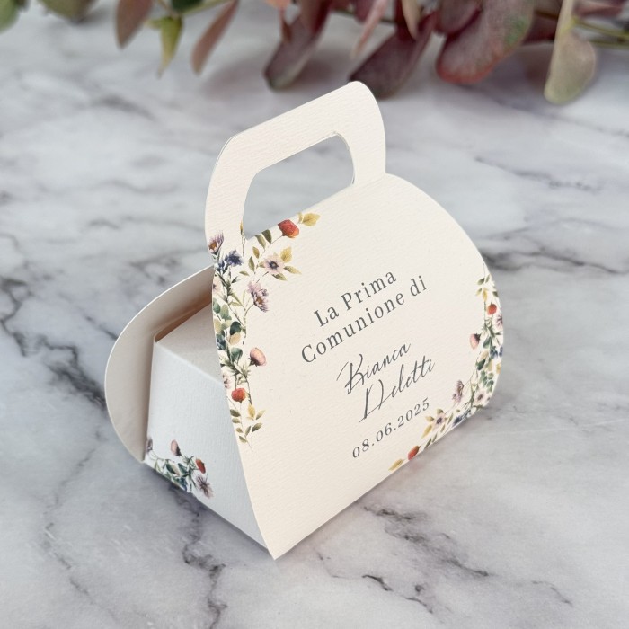 box portaconfetti comunione