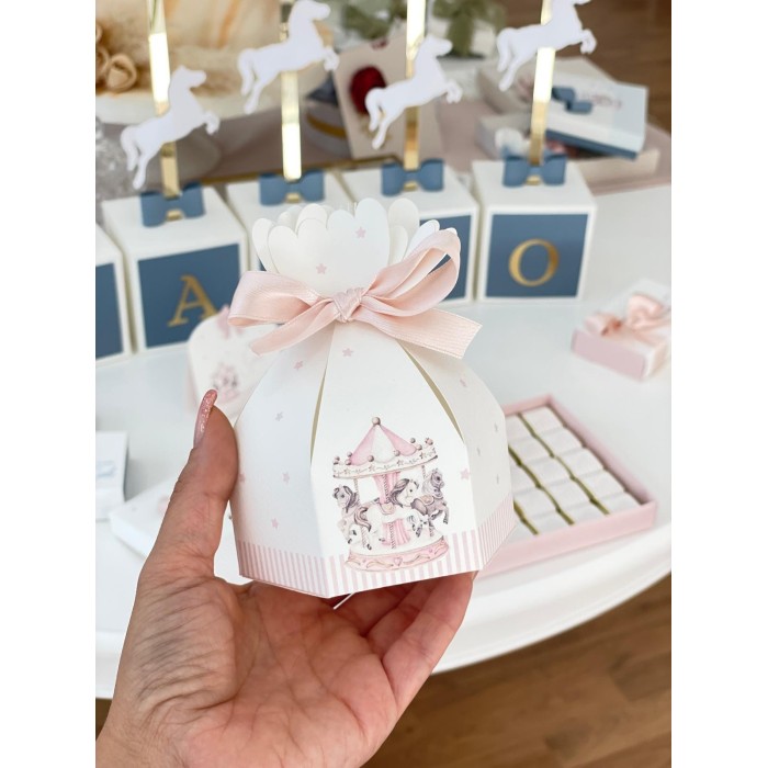 portaconfetti nascita tema carillon