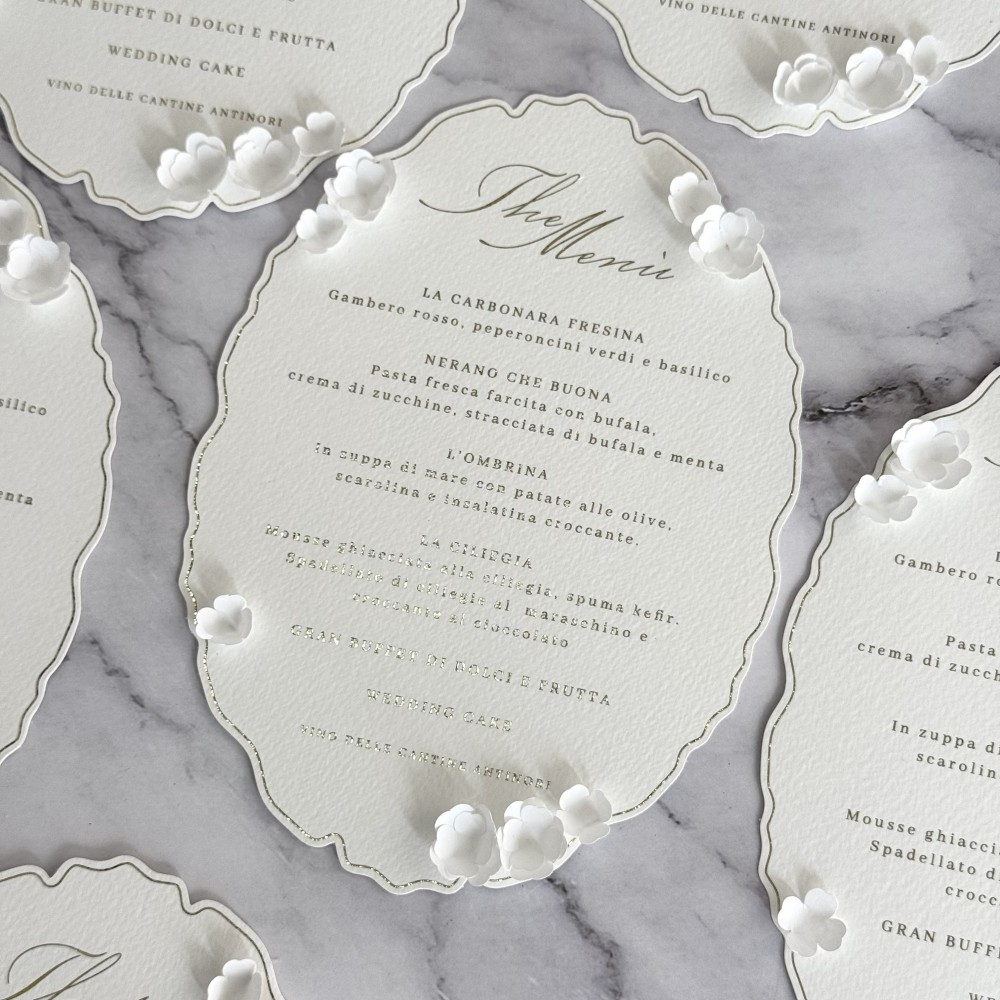 menu matrimonio