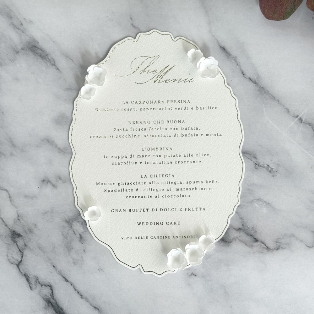 menu matrimonio
