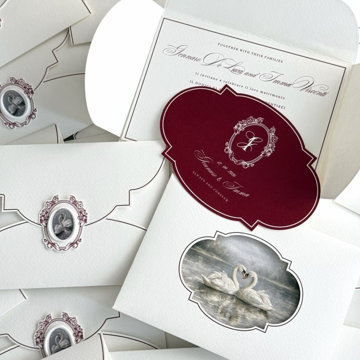 invito wedding cigno