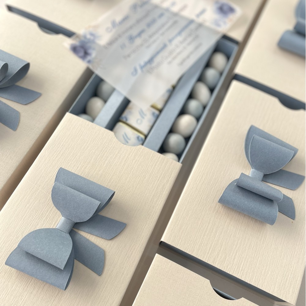 MatchBox con fiocco 3d