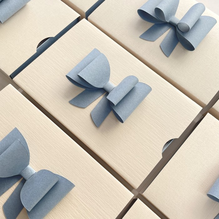 MatchBox con fiocco 3d