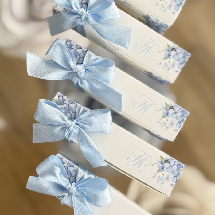 Scatolina plus rettangolare Blu di Ortensia