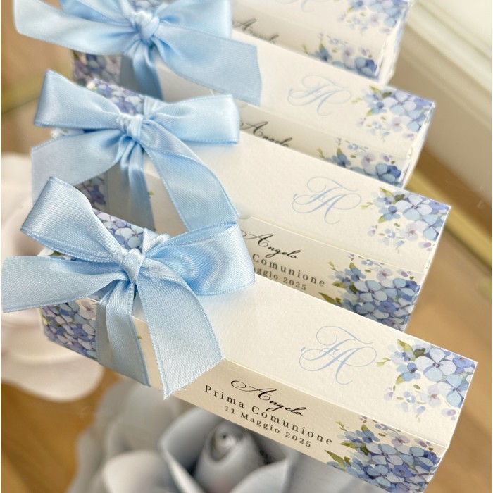 Scatolina plus rettangolare Blu di Ortensia