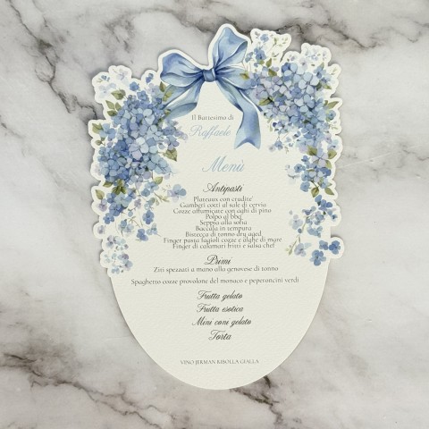 Menu Blu di Ortensia