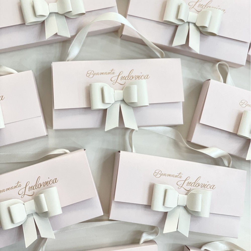 Pochettina doppio fiocco