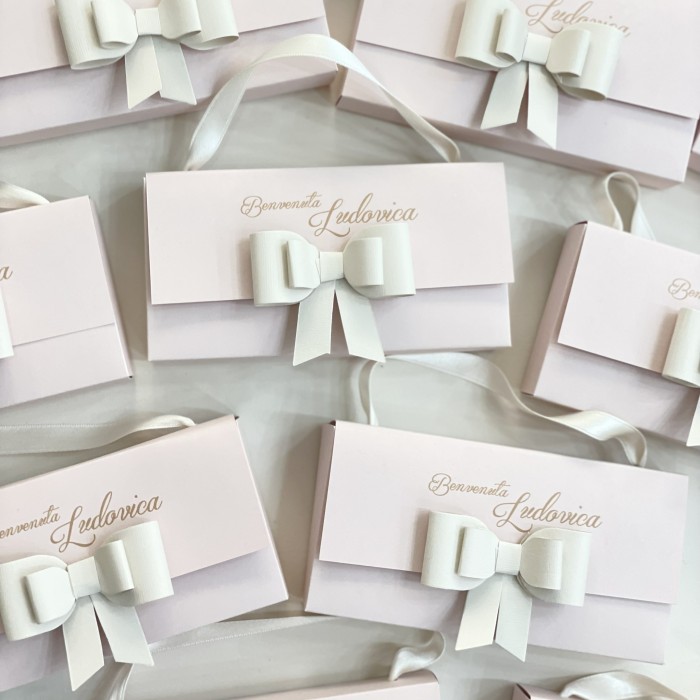 Pochettina doppio fiocco