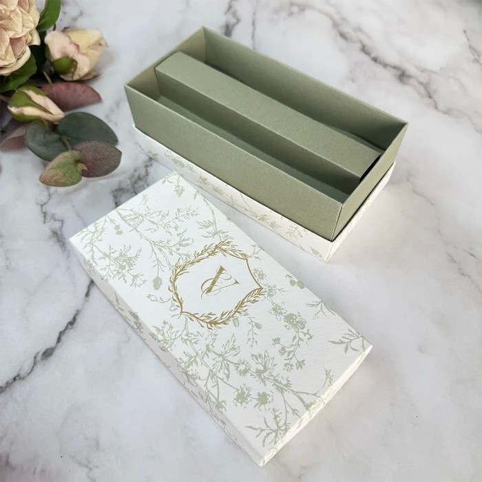 Scatola Rimmed Box Green Chic Iside Creazioni