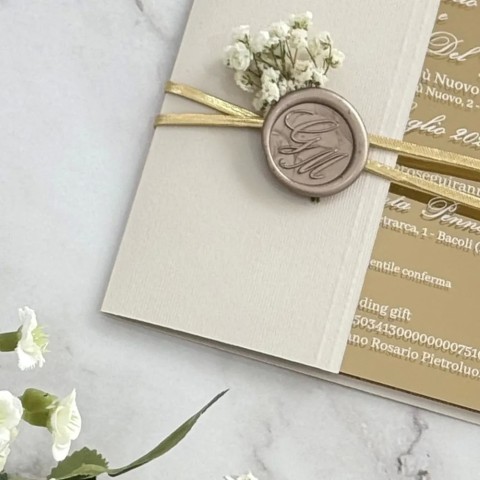 Partecipazione di Nozze Modello Jessica Iside Creazioni 2