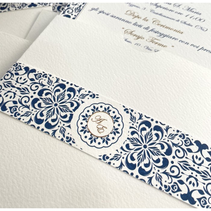 Invito Matrimonio maioliche