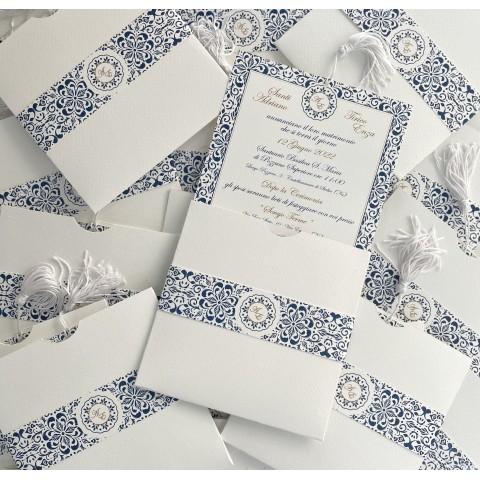 Invito Matrimonio maioliche