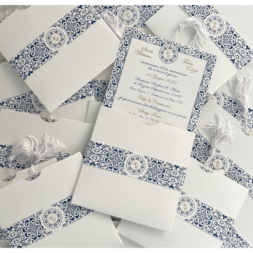 Invito Matrimonio maioliche