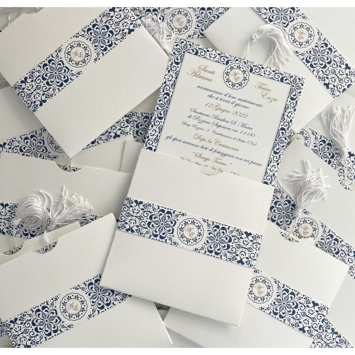 Invito Matrimonio maioliche