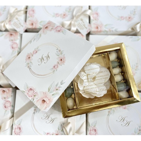 Invito in scatola modello Amalia