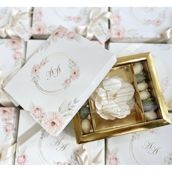 Invito in scatola modello Amalia