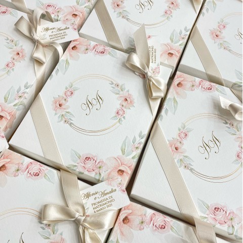 Invito in scatola modello Amalia 2