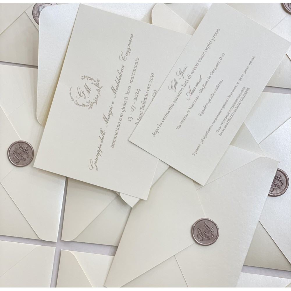 Invito Matrimonio Elegante