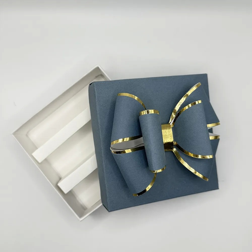 Scatola portaconfetti con Fiocco 3D Linea Fiocco carta da zucchero