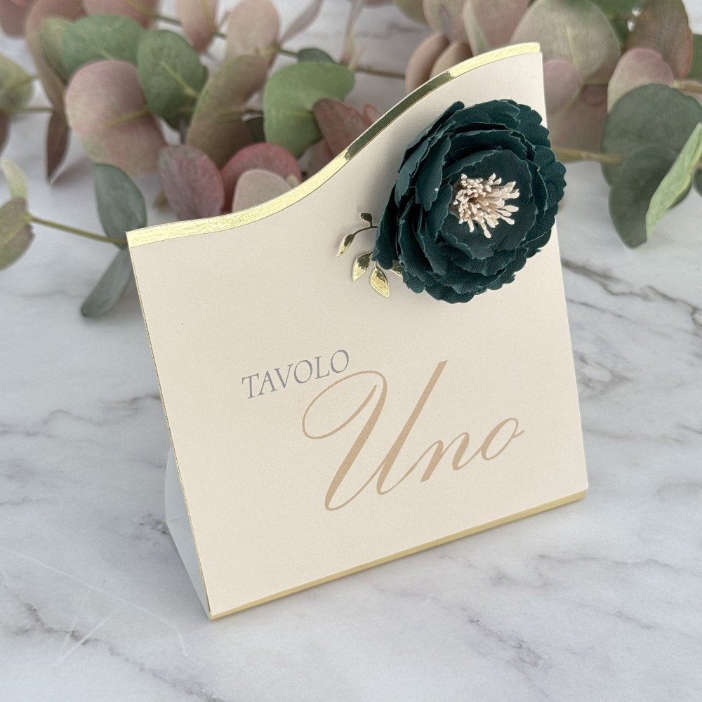 segnatavolo elegante