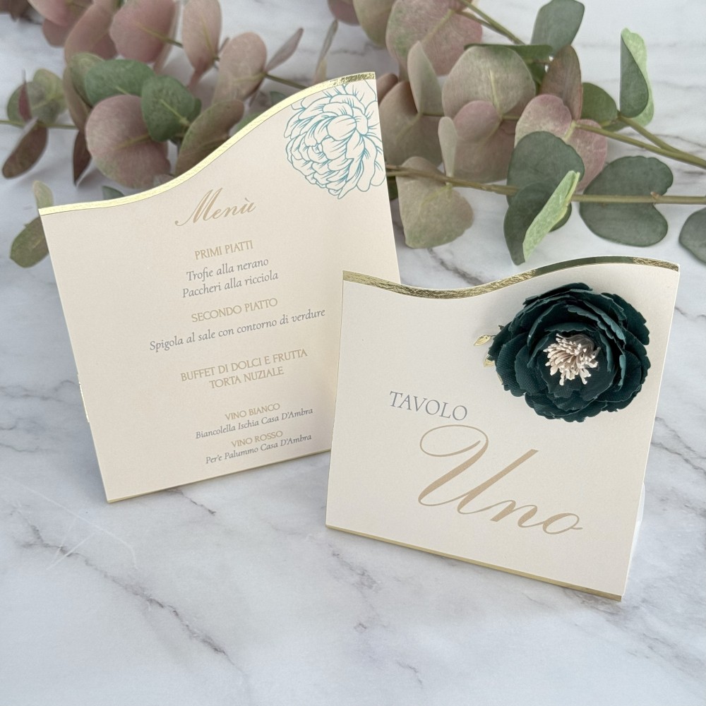 segnatavolo elegante