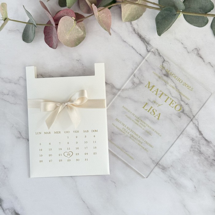 Invito Matrimonio Elegante