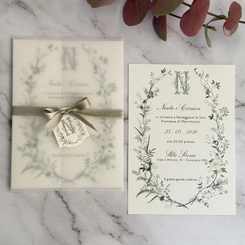 invito economico wedding