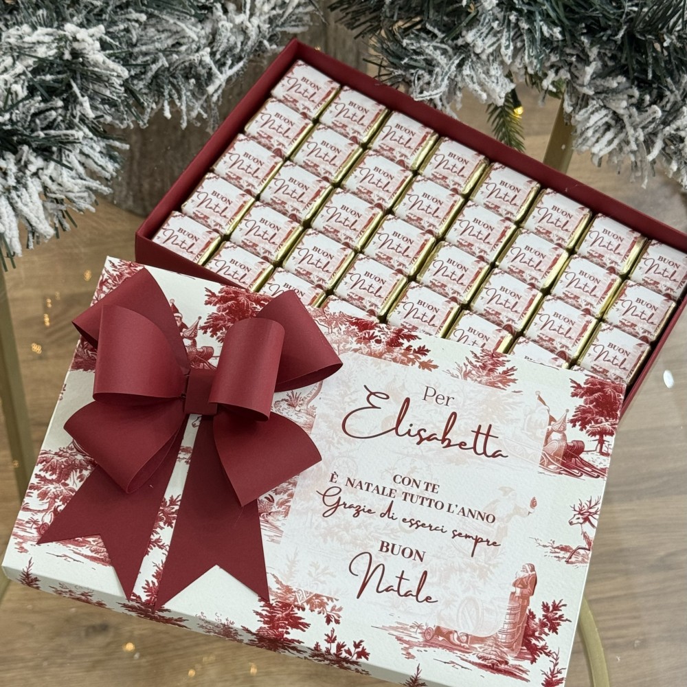 Scatola 40 cremini "Buon Natale" Personalizzabile - N15
