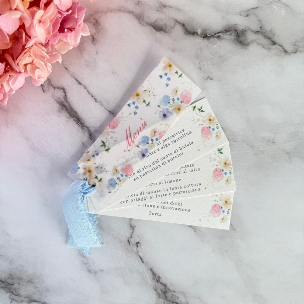 Menu a ventaglio Linea Lavinia