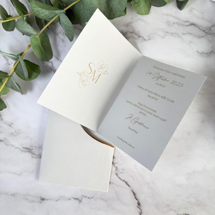 Invito Matrimonio Elegante