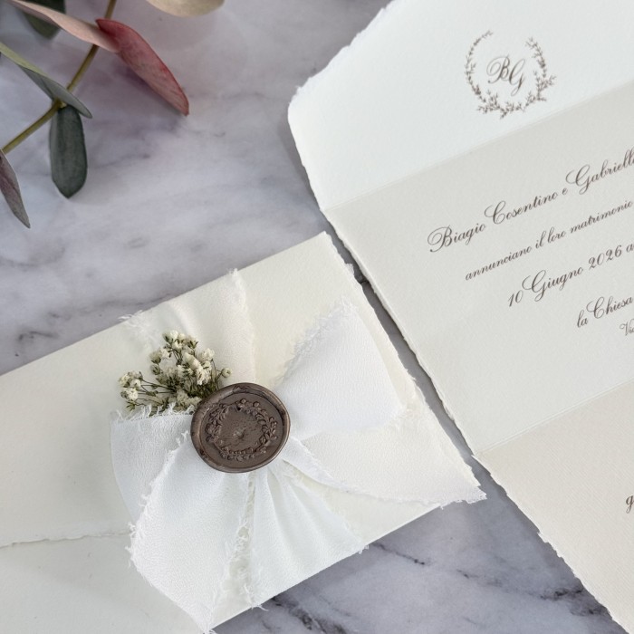 Invito Carta Amalfi - Elisabetta