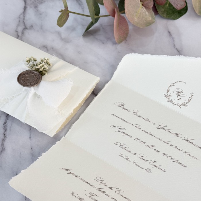 Invito Carta Amalfi - Elisabetta